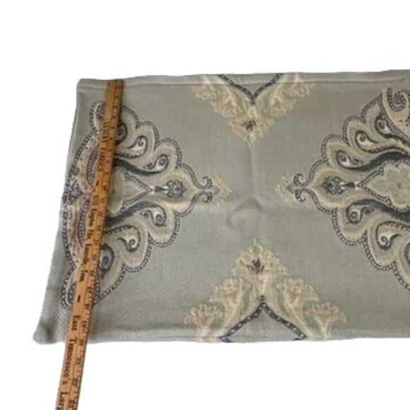 Soft Surrounding Pillow Shams Standard Green Wool Blend Set of 2 - Picture 4 of 13